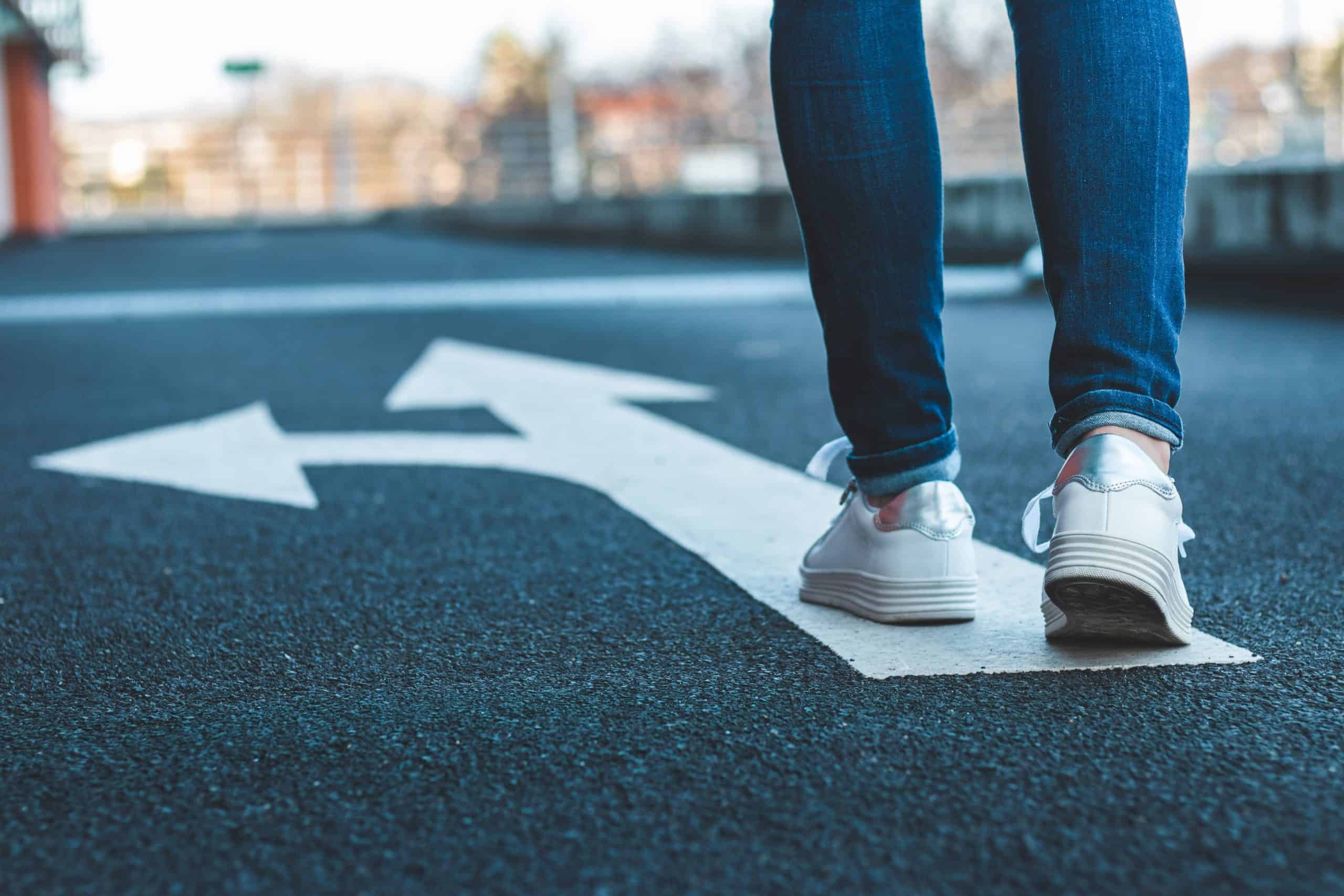 person walking moving forward