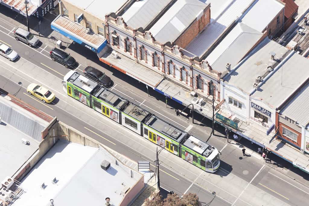 A Tram in Melbourne